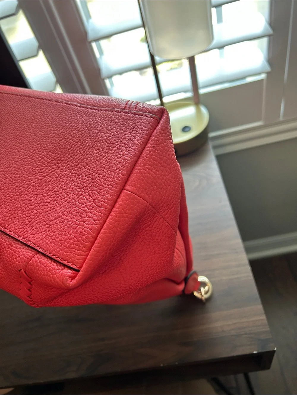Michael Kors Coral Leather Hobo Bag- NWOT - Picture 9 of 12